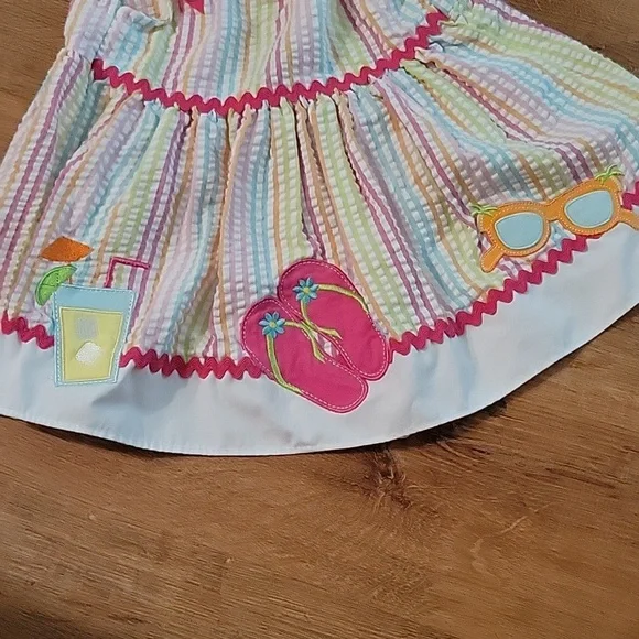 Goodlad stripe seersucker dress and bloomers - Picture 4 of 6